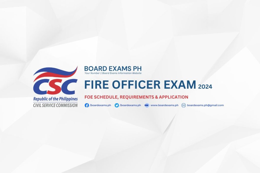 FIRE OFFICER EXAM 2024 The Filipino Gazette